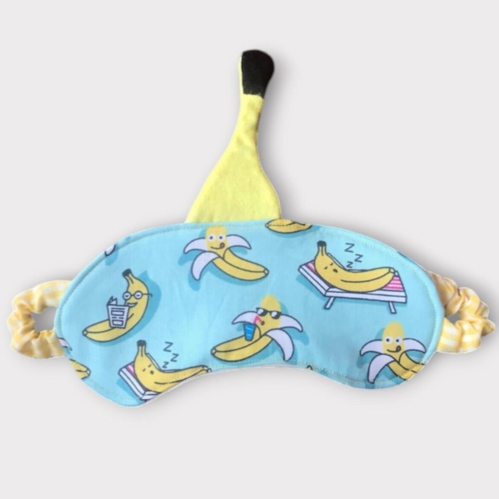 Kids Sleep Mask New Handmade Banana Lover Gift